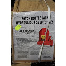NEW 50 TON HYDRAULIC BOTTLE JACK