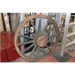 ANTIQUE WAGON WHEEL