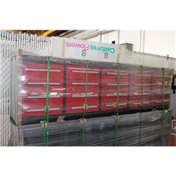 10FT 20 DRAWER HEAVY DUTY WORK BENCH-BLACK & RED