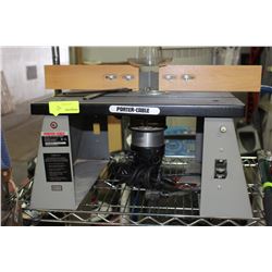 PORTER CABLE ROUTER W/ SHAPER TABLE