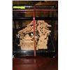 Image 1 : INTRICATE CORK DIORAMA IN GLASS CASE