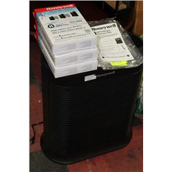 LARGE HONEYWELL HEPA ALLERGEN AIR FILTER W/ EXTRA