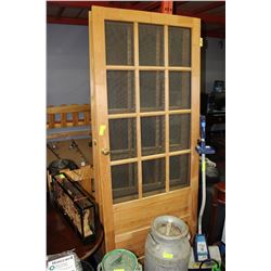 WOODEN SCREEN DOOR - 34"