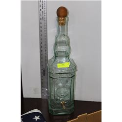 LARGE GLASS DECANTER/ DISPENSER
