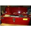 Image 1 : TOOL BOX W/ CONTENTS : RED
