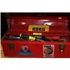 Image 1 : TOOL BOX W/ CONTENTS : RED