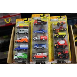 4 PACKETS OF TONKA TRUCKS (NEW)