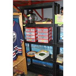 5-TIER BLACK STORAGE SHELF