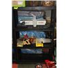 Image 1 : 4-TIER BLACK STORAGE SHELF