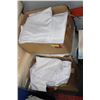 Image 1 : TEN 90"x156" WHITE TABLE CLOTHS X4