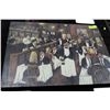 Image 1 : FRAMED CANVAS PRINT OF BUSY RESTAURANT