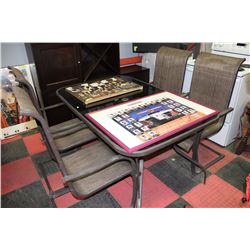PATIO TABLE W/ 4 CHAIRS
