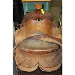 VINTAGE LEATHER P JARVIS NAKAR SADDLE