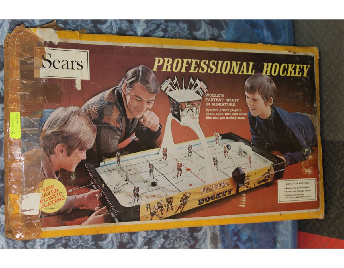 Vintage Sears Professional Hockey Table Game