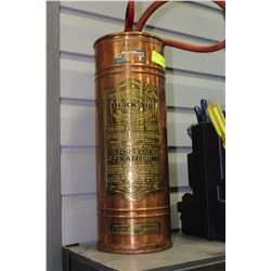 VINTAGE COPPER GEMERAL FIRE GUARD FIRE