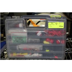FISHING TACKLE CASE W/ CONTENTS