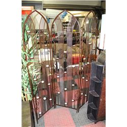 LARGE CANDLE HOLDER/ ROOM DIVIDER