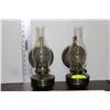 Image 1 : VINTAGE WALL SCONCE OIL LANTERN X2