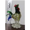 Image 1 : ART GLASS ROOSTER - 9.5" TALL