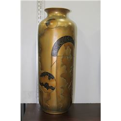 24" GOLD-TONED VASE