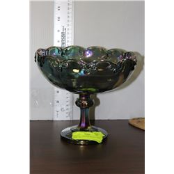 VINTAGE CARNIVAL FRUIT/ CANDY BOWL ON