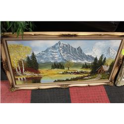 LARGE OIL PAINTING