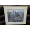 Image 1 : FRAMED & SIGNED PRINT "VALLEY OF THE TEN PEAKS"