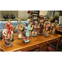 LARGE COLLECTION OF PAPER FIGURES