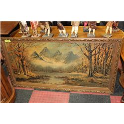 ANTIQUE ORNATE WOODEN FRAME