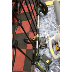 YARDWORKS CORDLESS GRASS TRIMMER