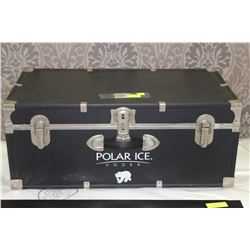 LOCKABLE BLACK POLAR ICE VODKA TRUNK W/ KEYS