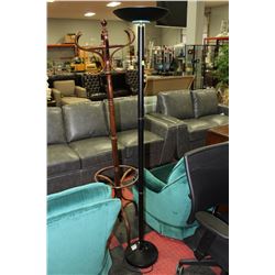 BLACK FLOOR LAMP