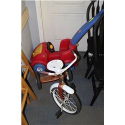 PLASTIC PUSH CAR & TRICYCLE