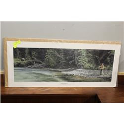 1999 DUCKS UNLIMITED PRINT "TIME TO MOVE ON"