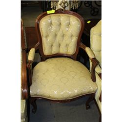 BEIGE HIGHBACK CHAIR