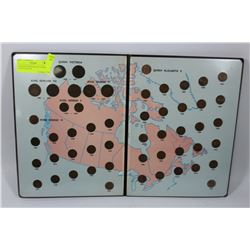 CANADA PORTFOLIO OF COPPER CENTS 1858-1978