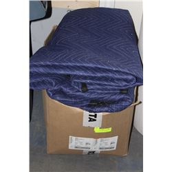 BOX OF MOVING BLANKETS