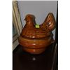 Image 1 : LARGE CERAMIC CHICKEN COOKIE JAR