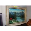 Image 1 : ESTATE FRAMED OIL ON CANVAS SIGNED BY M.R LANGSTON