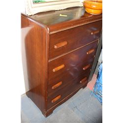 VINTAGE WOODEN 4 DRAWER CHEST