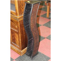 ABSTRACT WICKER STYLE CD HOLDER