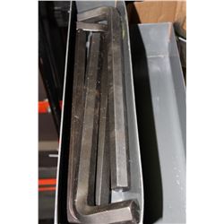 BOX OF 4 HEAVY DUTY 1" HEX KEY WRENCHES