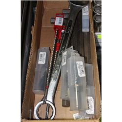 BOX W 1 7/8" WRENCH HEAVY DUTY DRILL BITS/ HEX