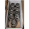 Image 1 : BOX OF 9 1 5/16" HEAVY DUTY SOCKETS