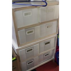 LG 2PC SET OF CRAFT DRAWER UNIT