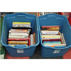 TOTE OF COOKBOOKS X2