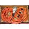 Image 1 : BOX W/ EXTENSION CORDS AND TROUBLE LIGHT