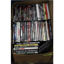 BOX CONTAINING 105 DVDS