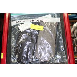 PK OF 2 LEATHER GLOVES AS THEY COME