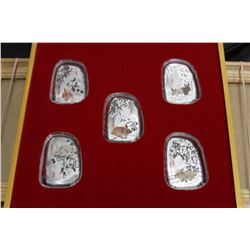 YEAR OF THE RABBIT 5 COIN SET
